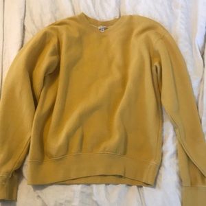 Brandy Melville Yellow Crewneck